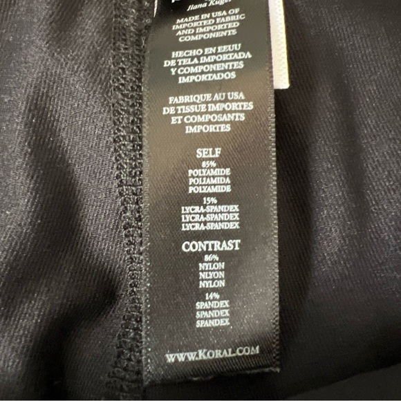 Koral Lateral High Rise Legging Black Size Small - Picture 3 of 8